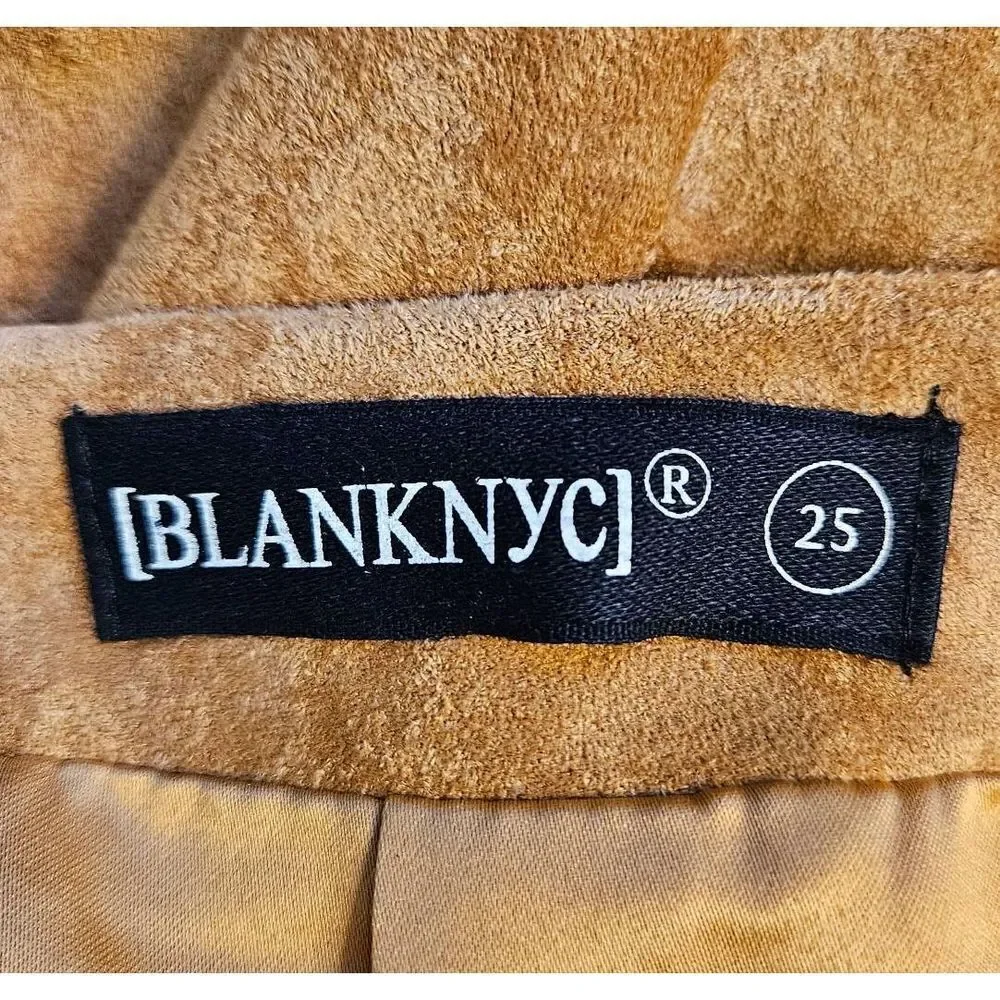 BLANK NYC Faux Suede Wrap Tie Front Miniskirt Sugar and Spice 25